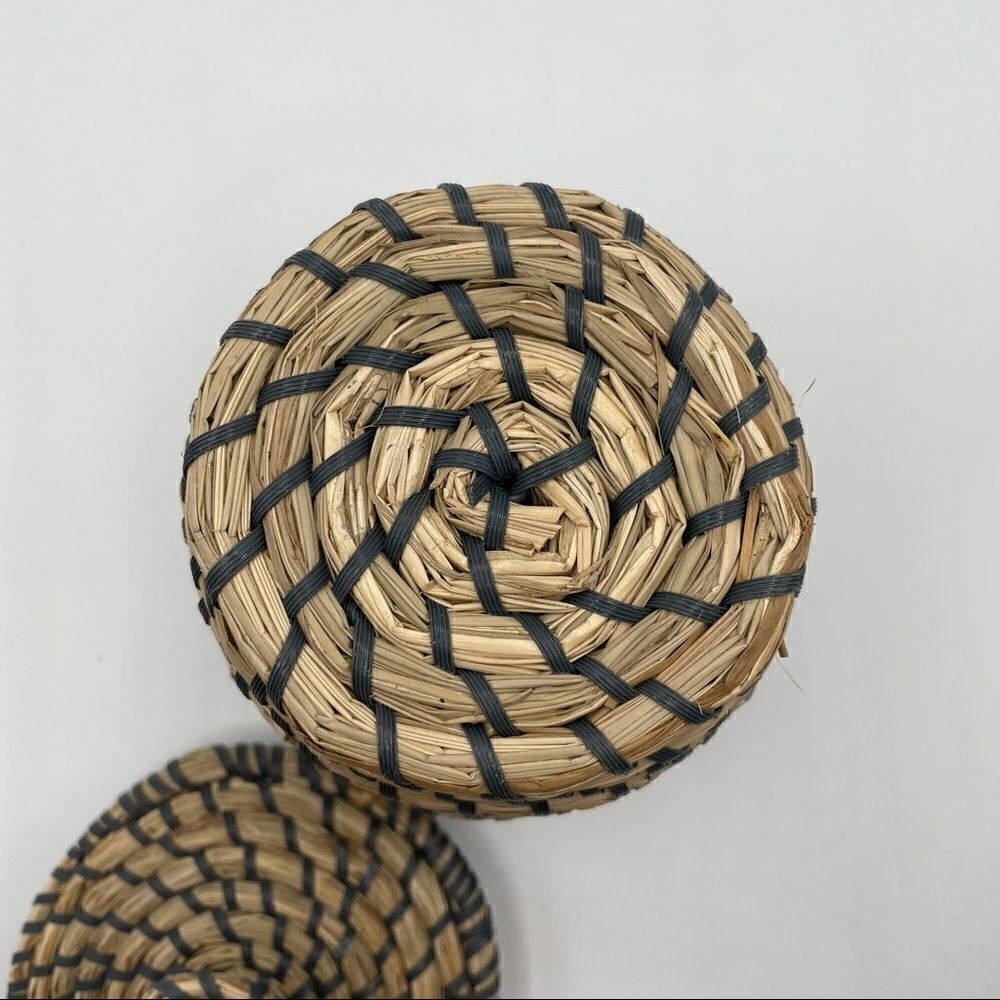 Set of Handmade Woven Baskets - Picture 7 of 8